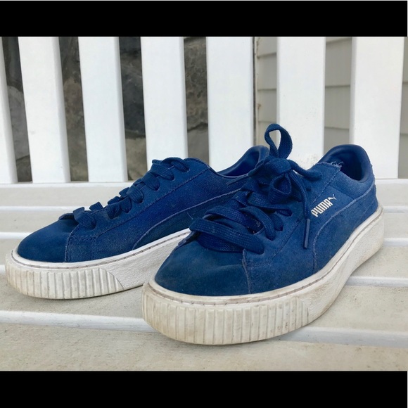 PUMA suede platform sneakers - Picture 4 of 4